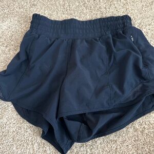 Women's Lululemon High Rise Navy Shorts